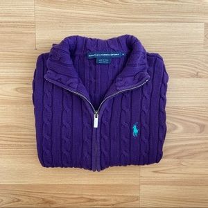 Ralph Lauren 🏇 Purple Sweater